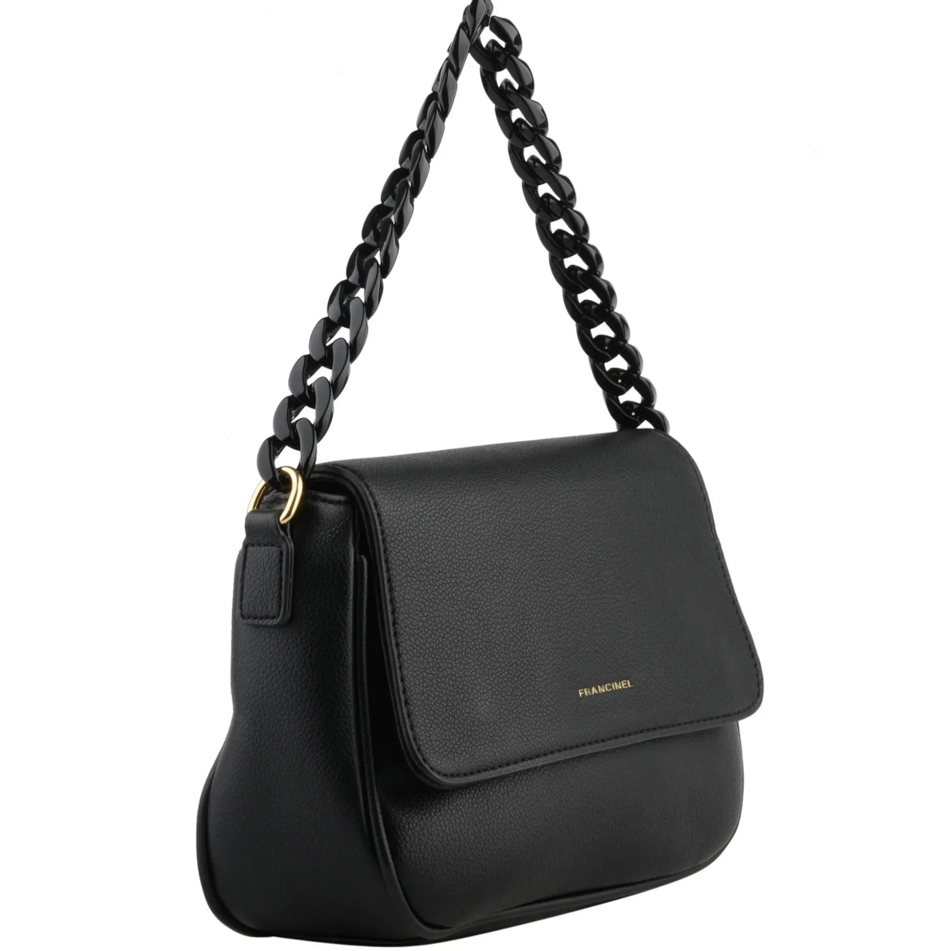 Francinel Sac bandouliere a rabat Naelle avec chaine*Femme Sacs Porté Épaule