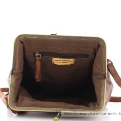 Biba Sac bandouliere Boston en cuir avec fermoir*Femme Sacs Bandoulière