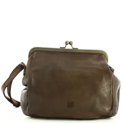 Biba Sac bandouliere Boston en cuir avec fermoir*Femme Sacs Bandoulière
