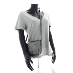 Biba Sac bandouliere Chester Smog cuir metallise*Femme Sacs Bandoulière