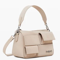 Desigual Sac bandouliere effet cuir Pocket Face*Femme Sacs Bandoulière