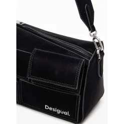 Desigual Sac bandouliere effet cuir Pocket Face*Femme Sacs Bandoulière