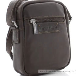Arthur Aston Sac bandouliere en cuir de vachette Johany*Homme Sacoches Homme