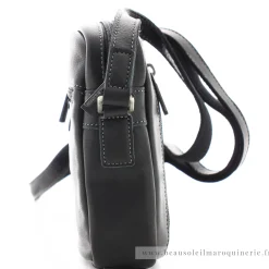Arthur Aston Sac bandouliere en cuir de vachette Johany*Homme Sacoches Homme