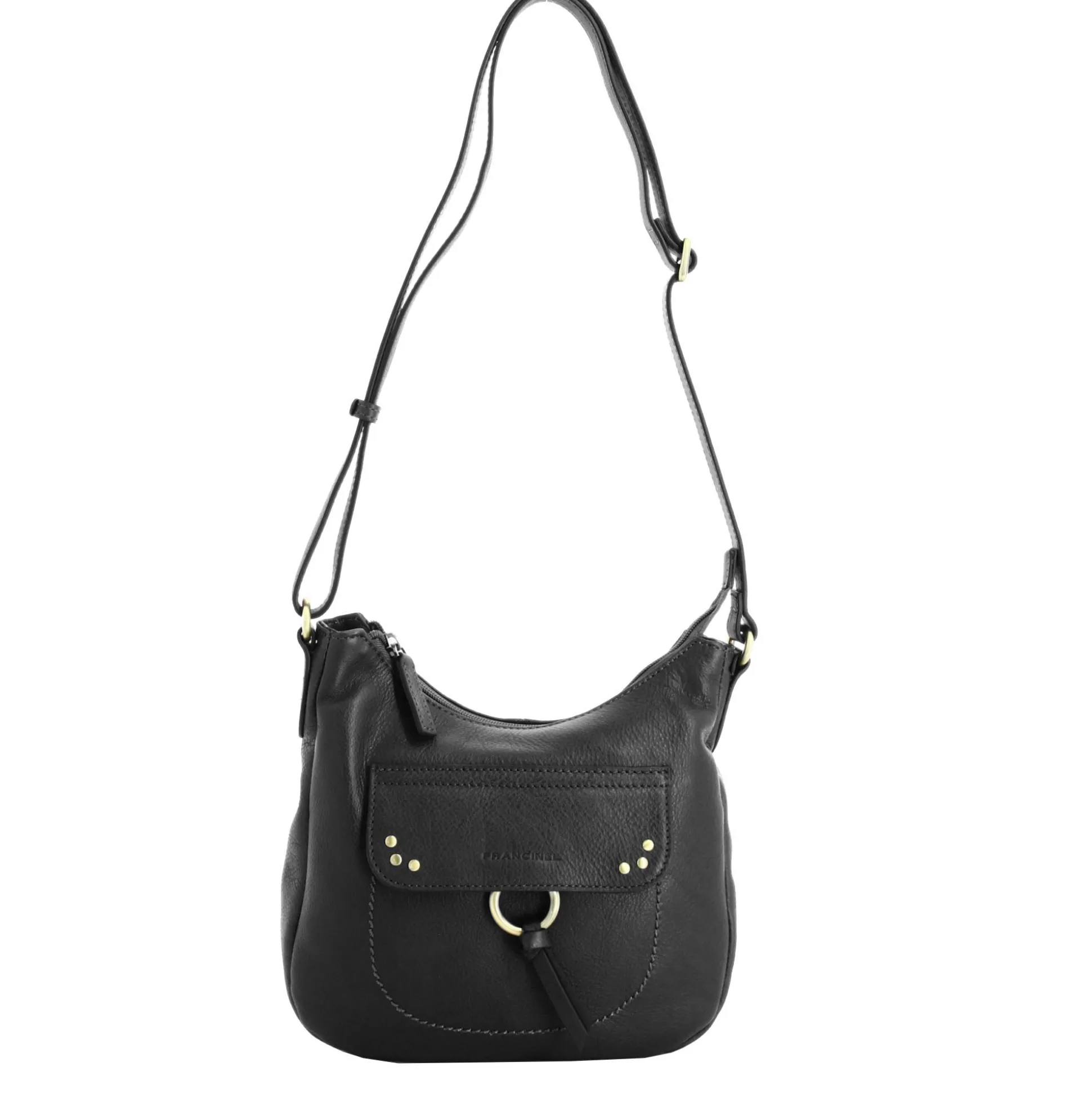 Francinel Sac bandouliere Enola zippe a clous*Femme Sacs Bandoulière