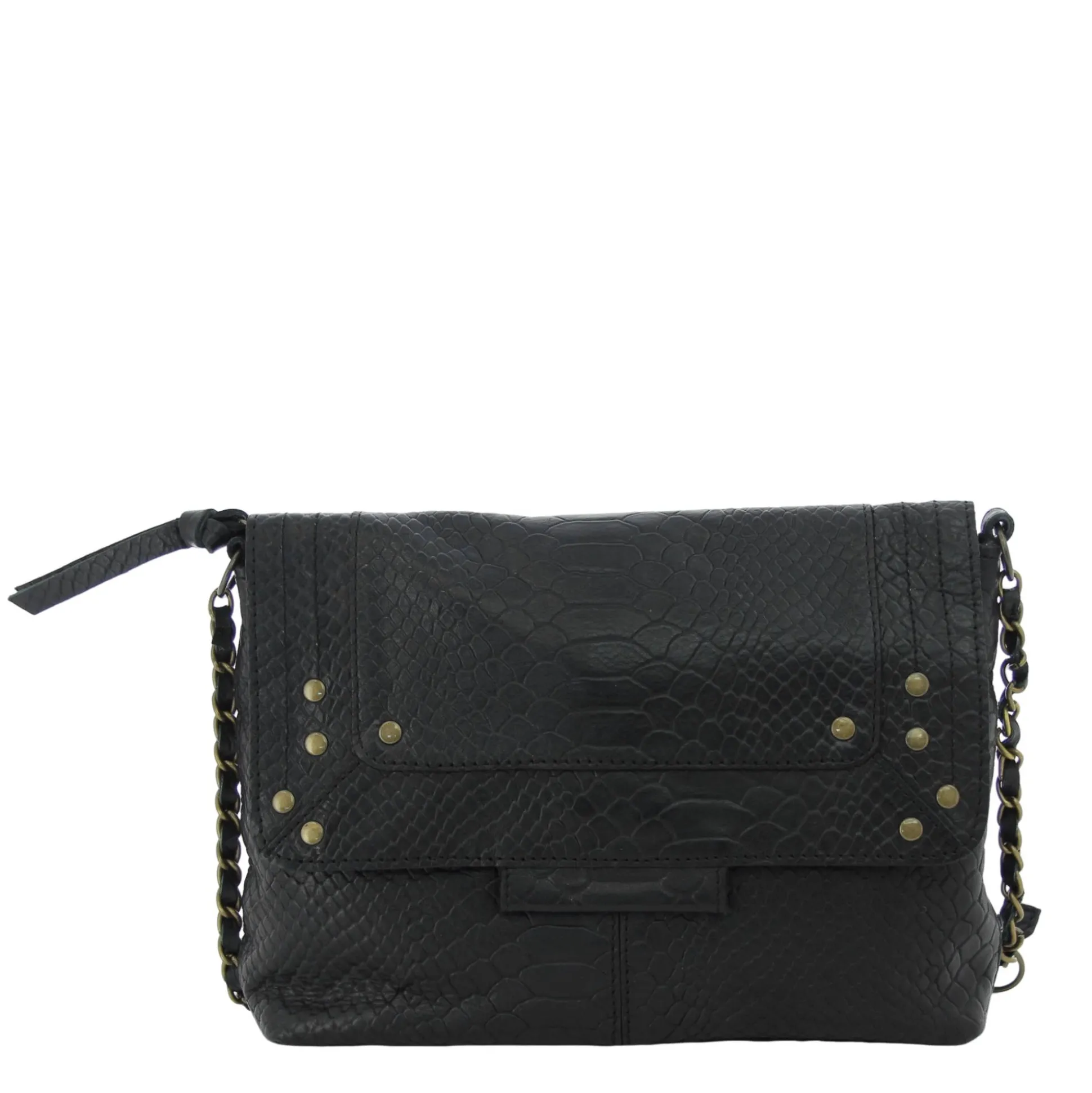 Pieces Sac bandouliere Felizia a rabat en cuir*Femme Sacs Bandoulière