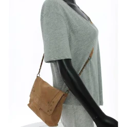 Pieces Sac bandouliere Felizia cuir a rabat*Femme Sacs Bandoulière