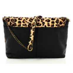 Pieces Sac bandouliere Feliziora cuir facon leopard*Femme Sacs Bandoulière