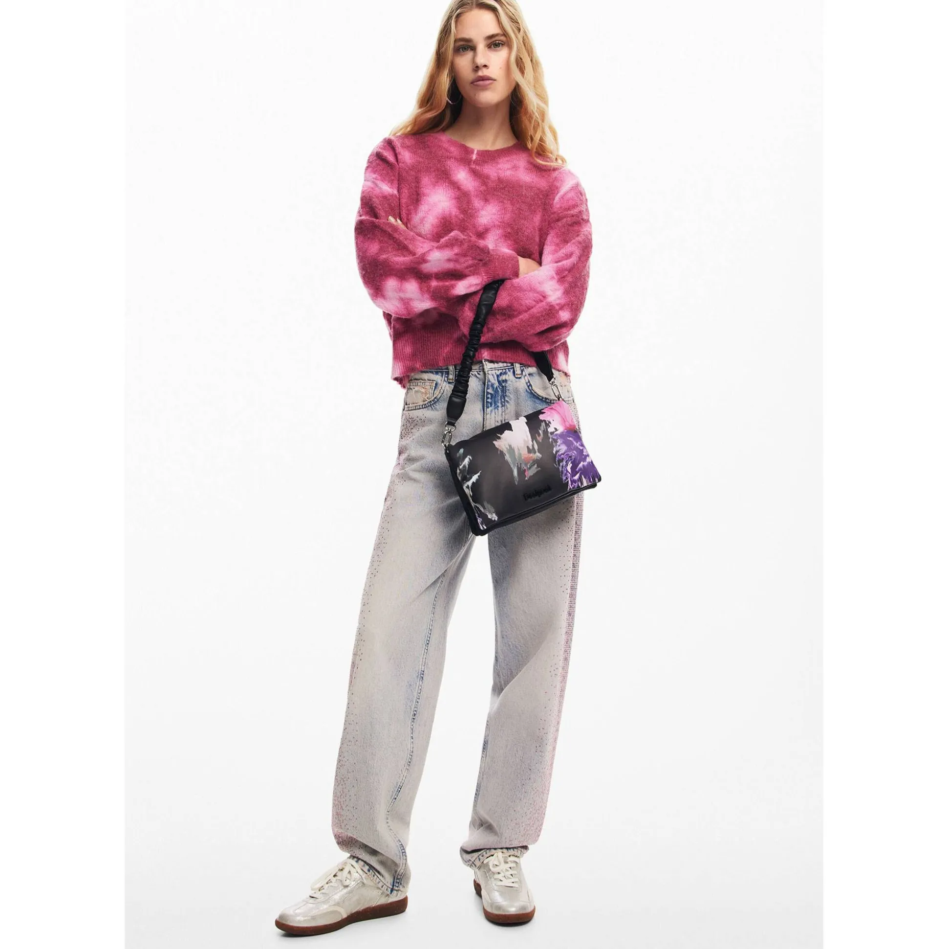 Desigual Sac bandouliere imprime floral Dortmund*Femme Sacs Bandoulière