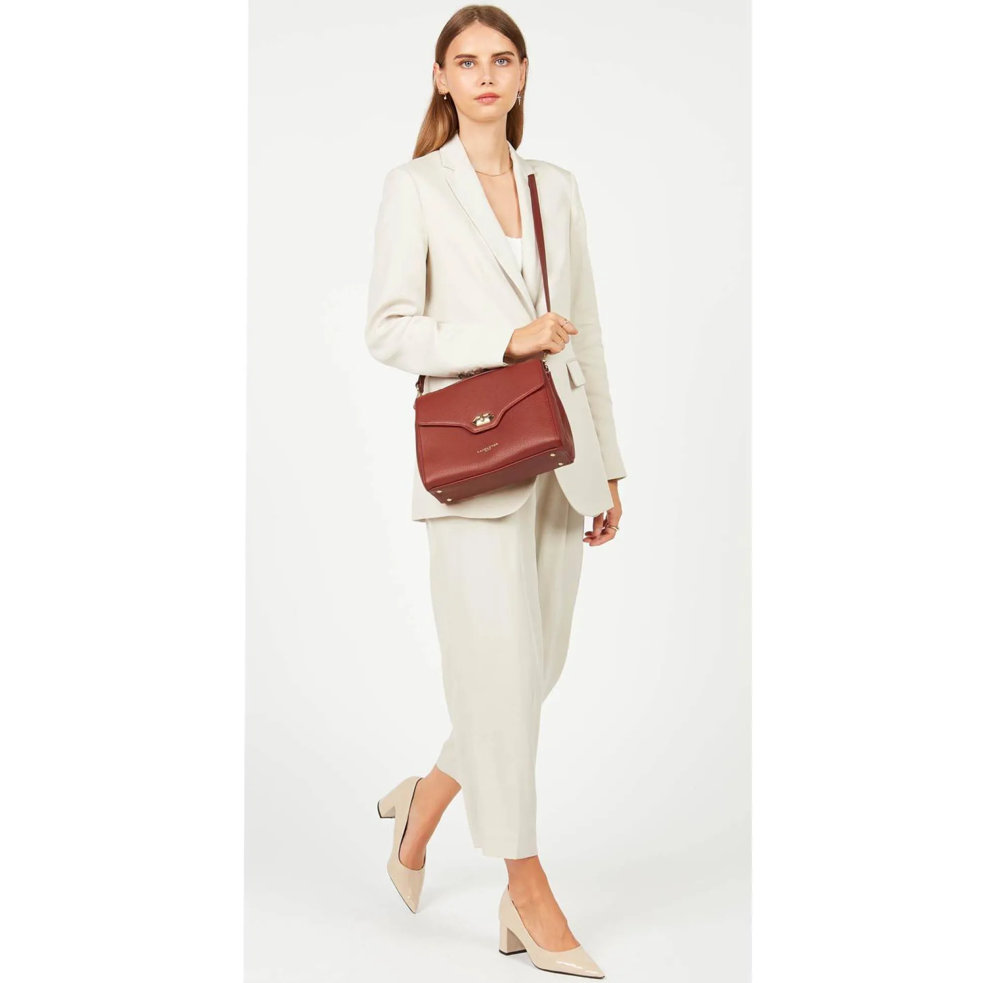 Lancaster Sac bandouliere Milano Cosmos rabat fermoir*Femme Sacs Bandoulière