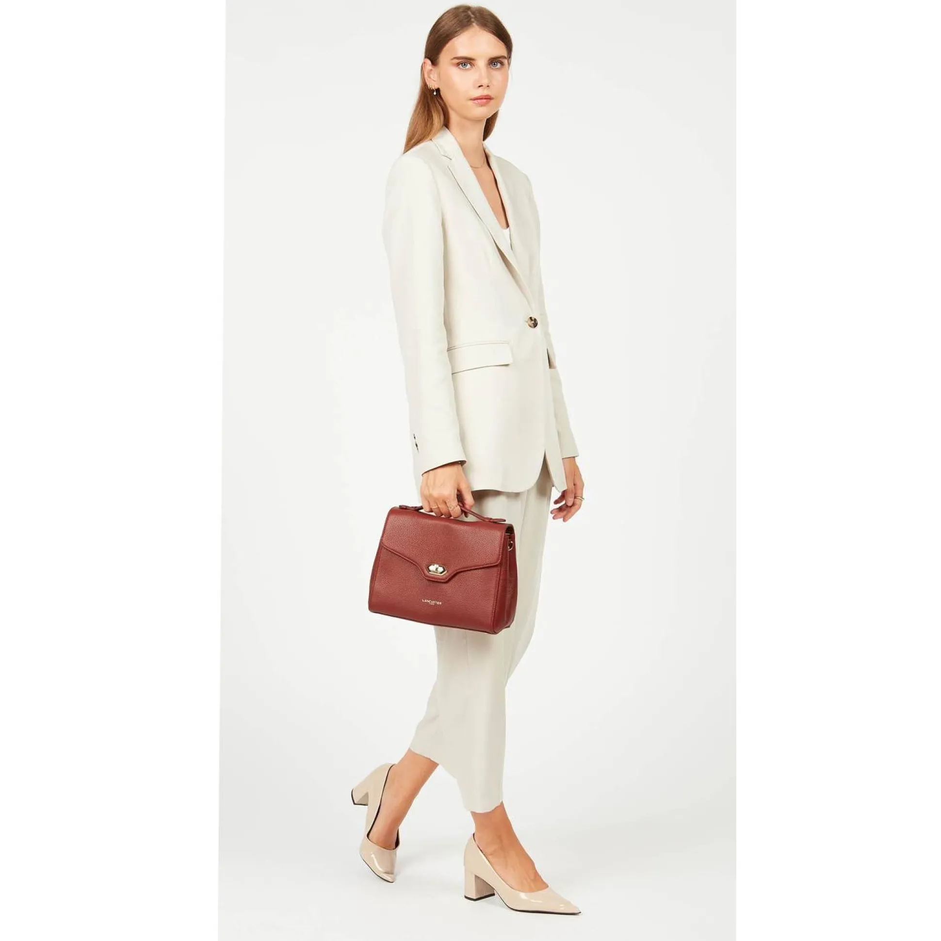Lancaster Sac bandouliere Milano Cosmos rabat fermoir*Femme Sacs Bandoulière