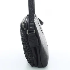 Biba Sac bandouliere tresse Moab zippe en cuir*Femme Sacs Bandoulière