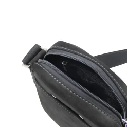 Francinel Sac bandouliere zippe Berlin cuir gras*Homme Sacs Besace