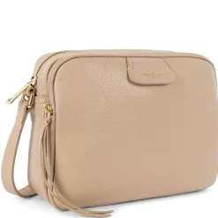 Lancaster Sac bandouliere zippe Dune*Femme Sacs Bandoulière