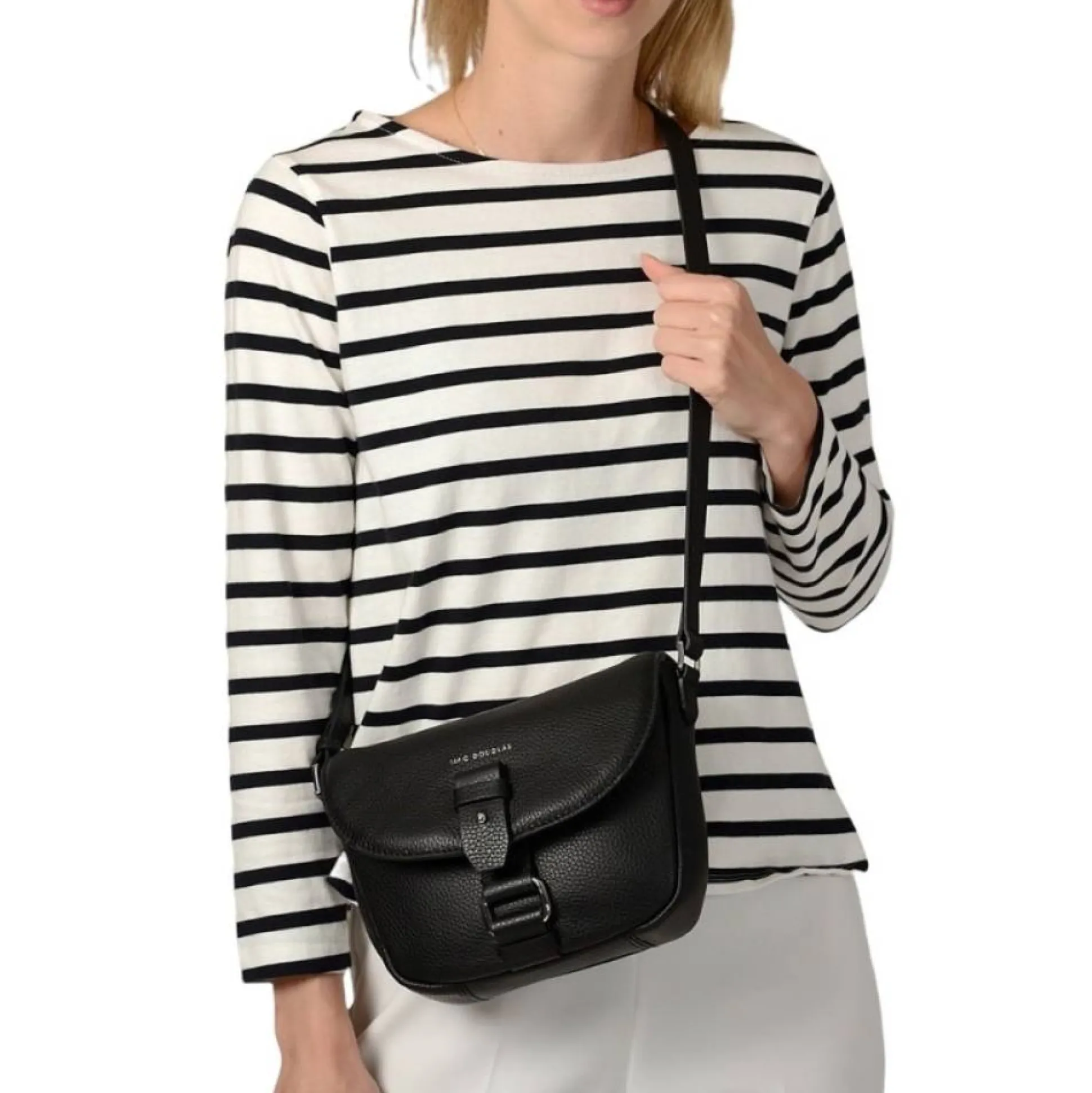 Mac Douglas Sac besace a rabat Treck Magda S en cuir*Femme Sacs Bandoulière