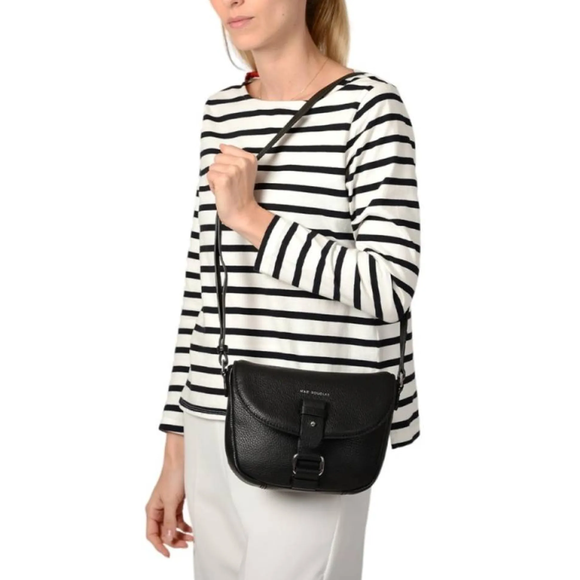 Mac Douglas Sac besace a rabat Treck Magda S en cuir*Femme Sacs Bandoulière