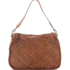 Gianni Conti Sac besace en cuir effet tresse*Femme Sacs Bandoulière