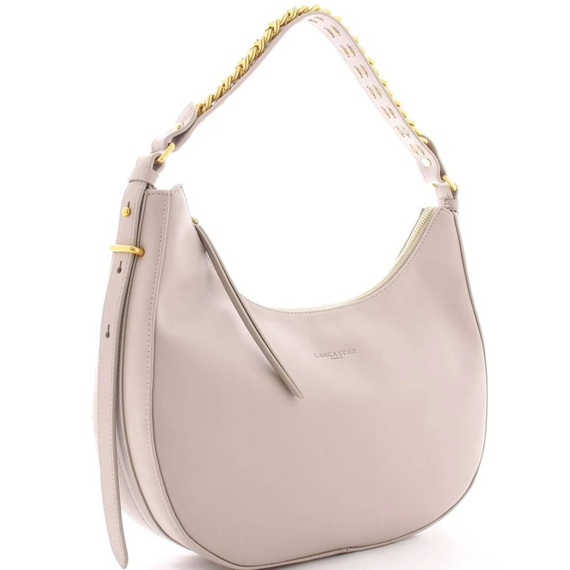 Lancaster Sac besace hobo zippe Aria en cuir*Femme Sacs Porté Épaule