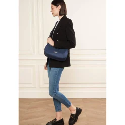 Lancaster Sac besace zippe Basic Vita en nylon*Femme Sacs Bandoulière