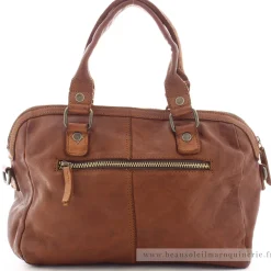Biba Sac bowling Boston en cuir de vachette*Femme Sacs À Main