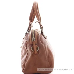 Biba Sac bowling Boston en cuir de vachette*Femme Sacs À Main