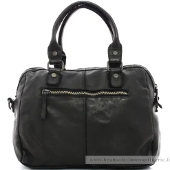 Biba Sac bowling Boston en cuir de vachette*Femme Sacs À Main