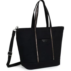 Hexagona Sac cabas A4 porte epaule Kaya en toile*Femme Sacs Porté Épaule|Sacs Cabas