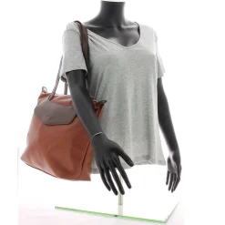 Mocca Sac cabas A4 similicuir avec poche enveloppe*Femme Sacs Cabas
