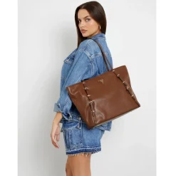 Guess Sac cabas boucles Levia effet martele*Femme Sacs Cabas