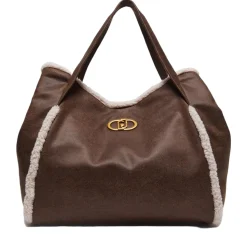 Liu Jo Sac cabas Cromite details teddy*Femme Sacs À Main
