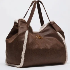 Liu Jo Sac cabas Cromite details teddy*Femme Sacs À Main