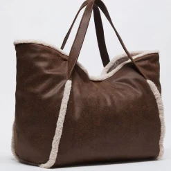 Liu Jo Sac cabas Cromite details teddy*Femme Sacs À Main