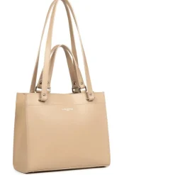 Lancaster Sac cabas cuir Sierra porte main et epaule*Femme Sacs Cabas