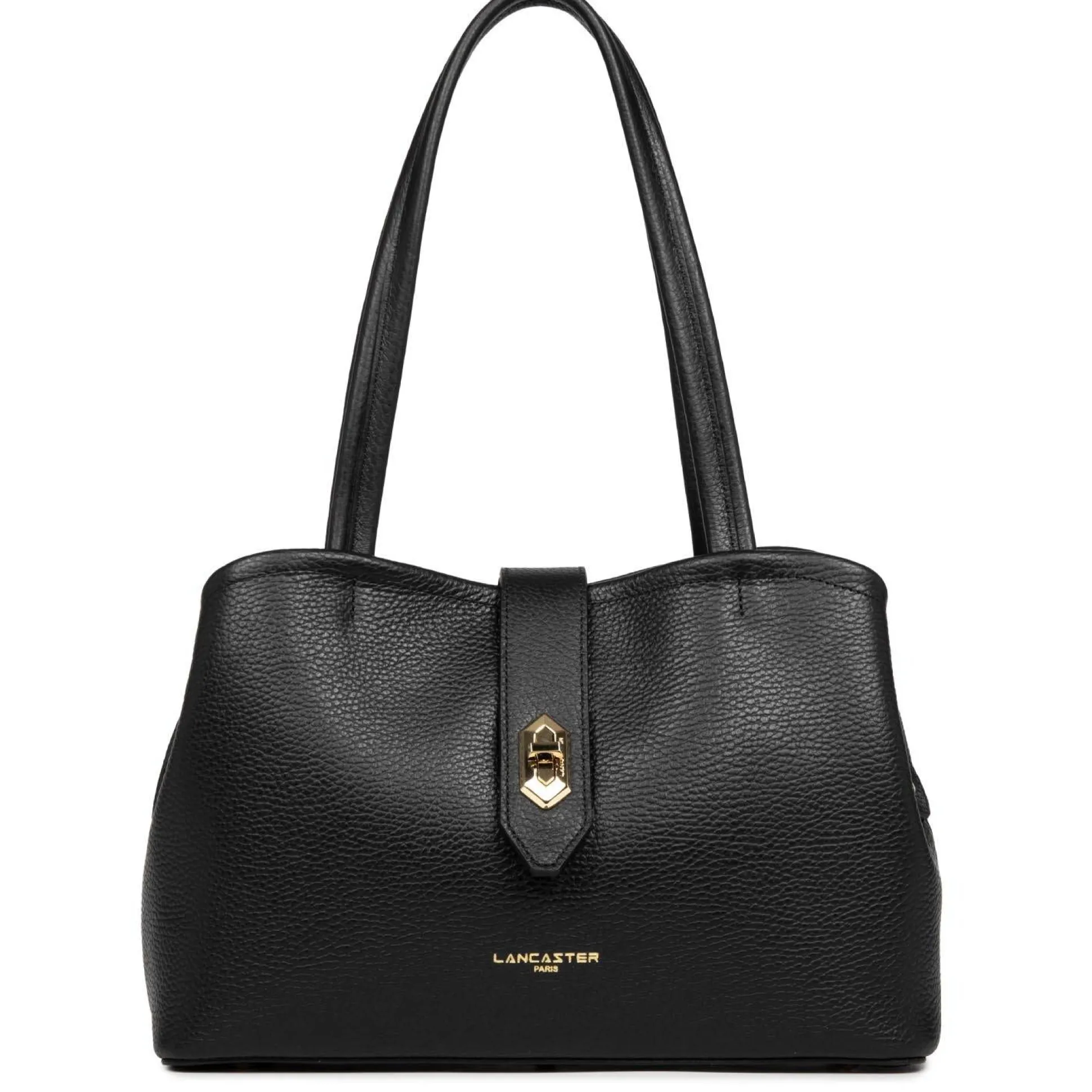 Lancaster Sac cabas epaule effet graine M Top Double*Femme Sacs Cabas