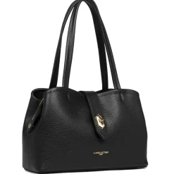 Lancaster Sac cabas epaule effet graine M Top Double*Femme Sacs Cabas