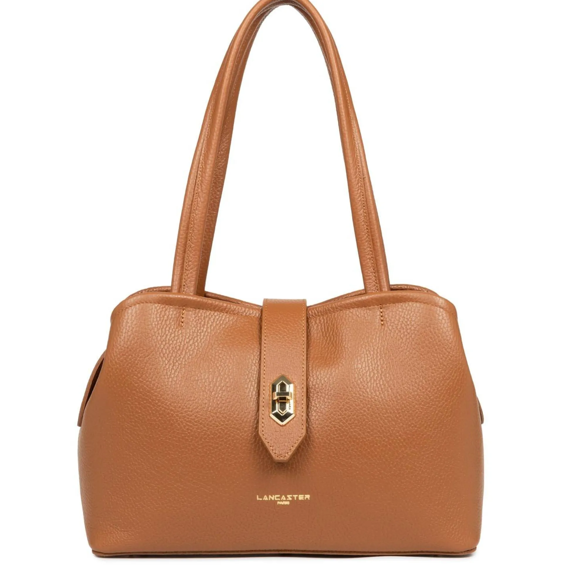 Lancaster Sac cabas epaule effet graine M Top Double*Femme Sacs Cabas