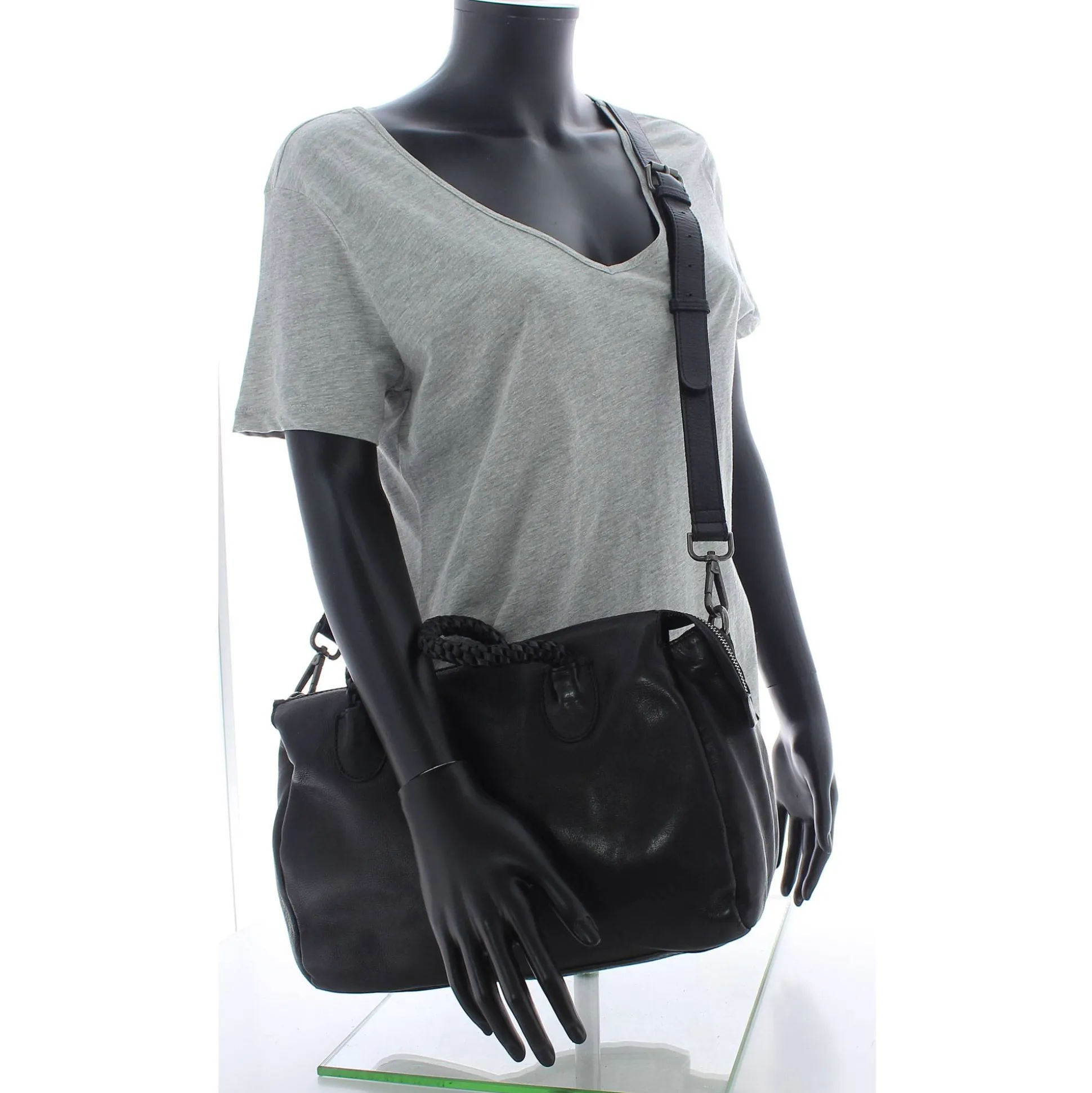 Biba Sac cabas Frederic anses tressees en cuir*Femme Sacs Porté Épaule