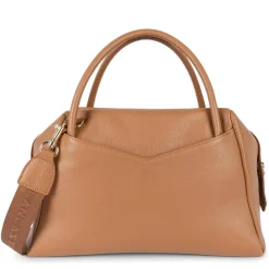 Lancaster Sac cabas main M zippe Dune en cuir*Femme Sacs À Main