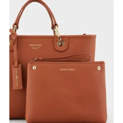 Emporio Armani Sac cabas moyen MyEA Bag bijouterie doree*Femme Sacs À Main