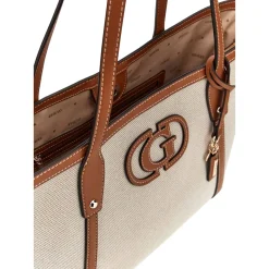 Guess Sac cabas porte epaule Sebina en coton*Femme Sacs Porté Épaule