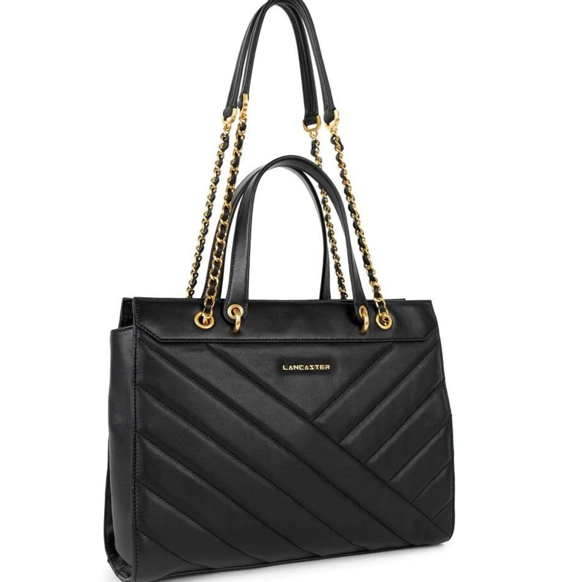 Lancaster Sac cabas porte epaule zippe Soft Matelasse*Femme Sacs Cabas