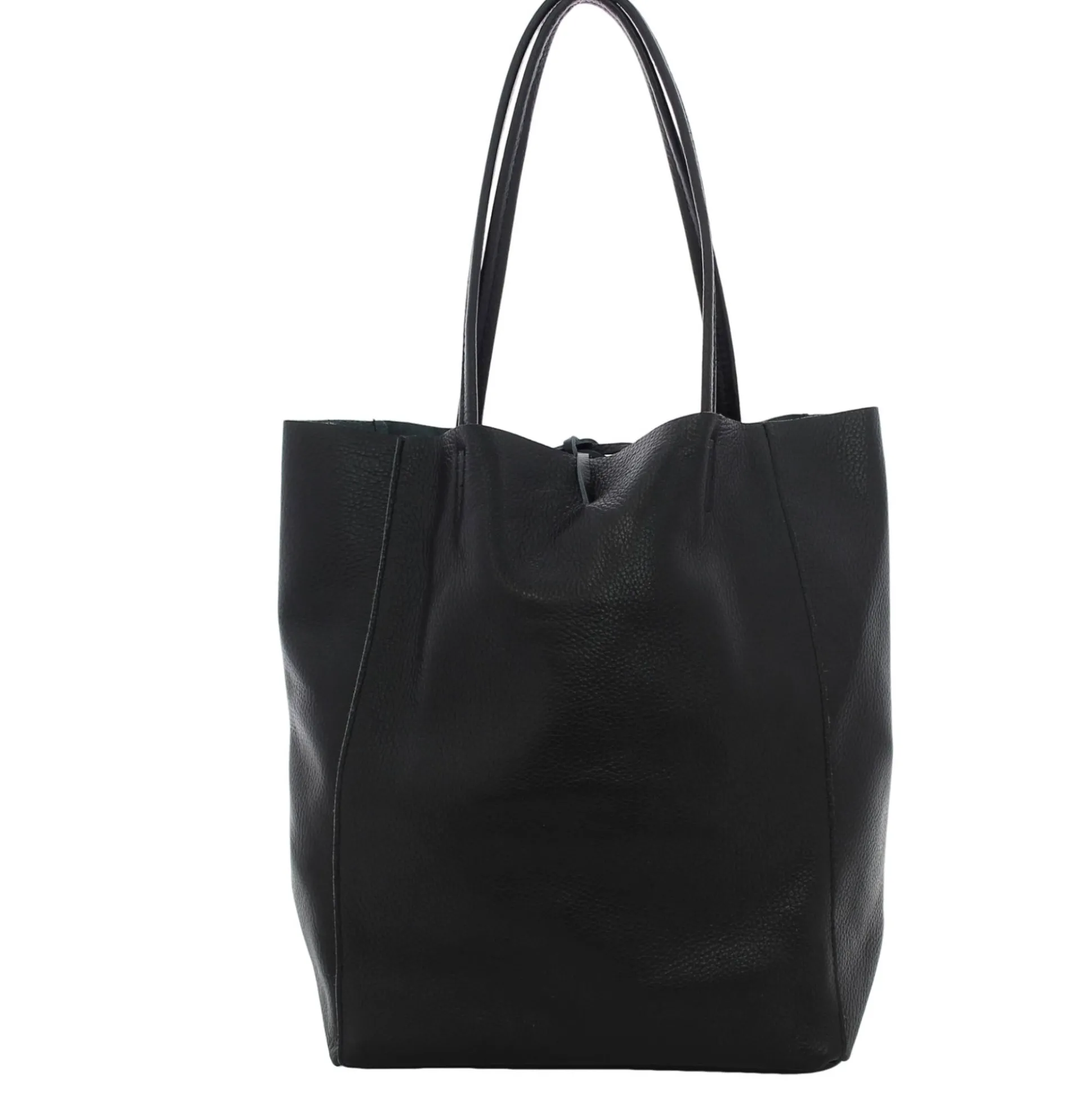 Marlon Firenze Sac cabas vertical cuir graine porte epaule*Femme Sacs Cabas