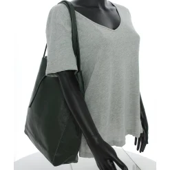 Marlon Firenze Sac cabas vertical cuir graine porte epaule*Femme Sacs Cabas