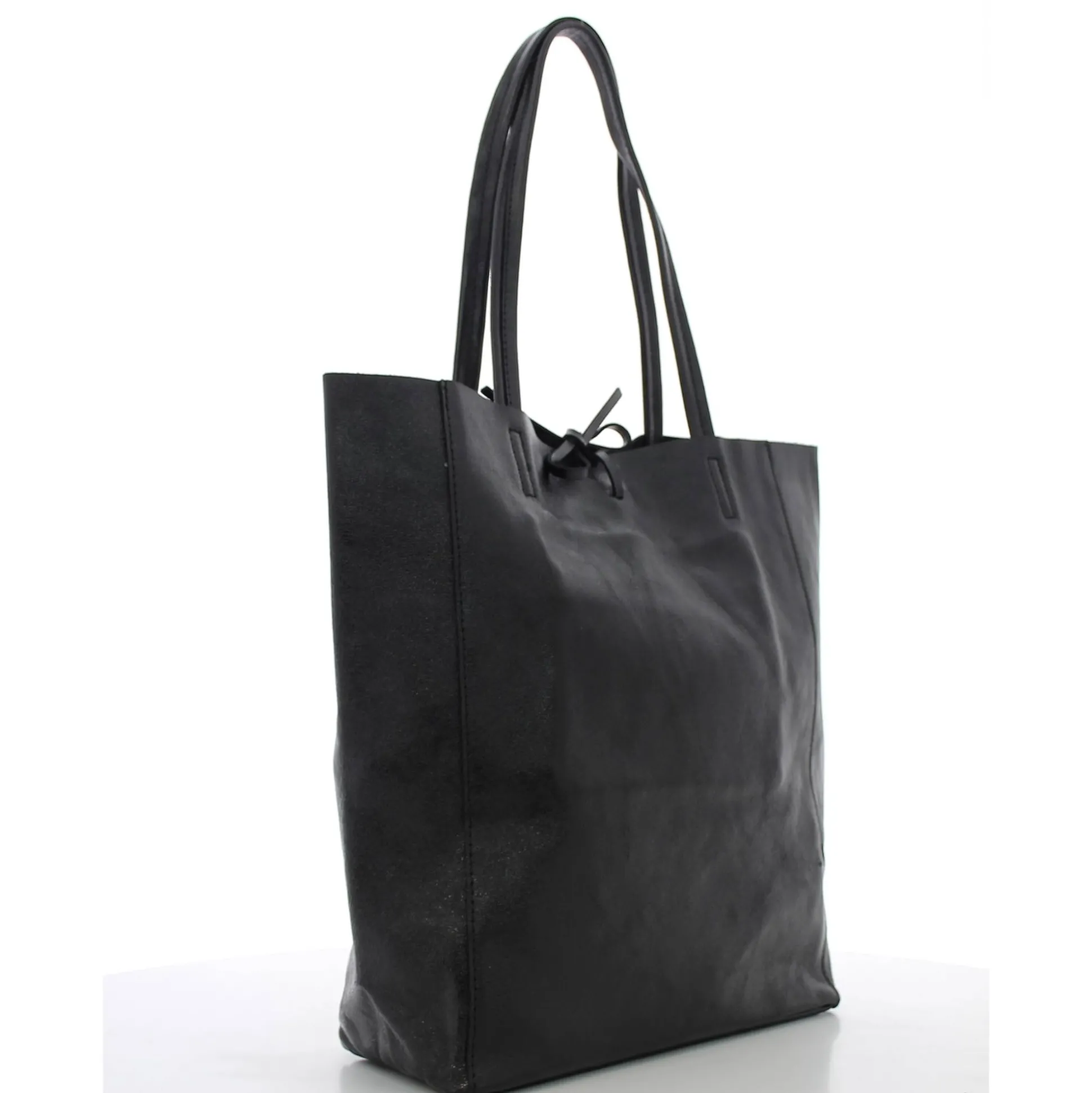 Marlon Firenze Sac cabas vertical en cuir metallise*Femme Sacs Cabas