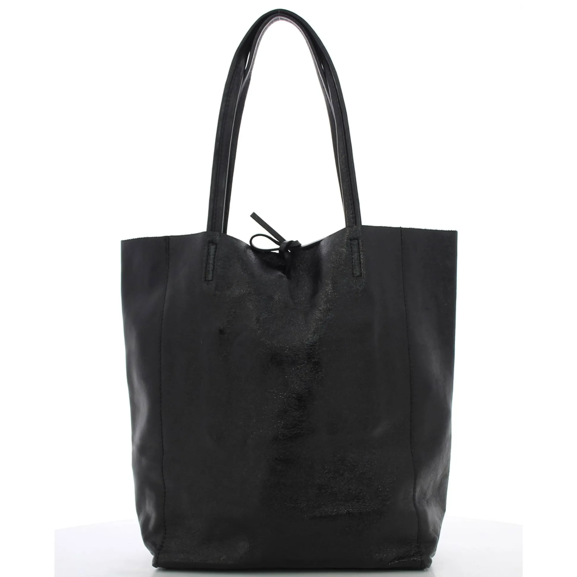 Marlon Firenze Sac cabas vertical en cuir metallise*Femme Sacs Cabas