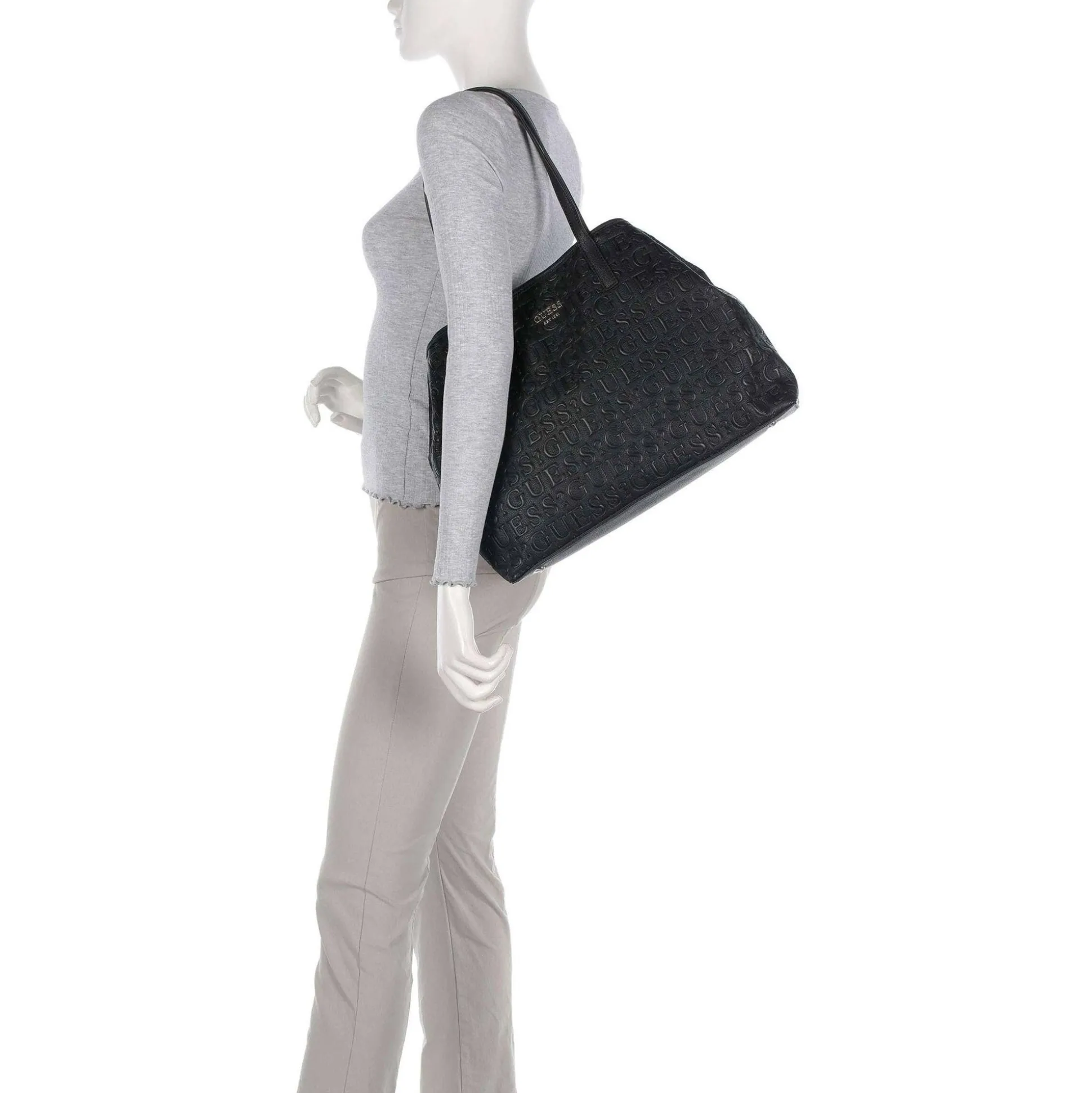 Guess Sac cabas Vikky logo ton sur ton*Femme Sacs Cabas