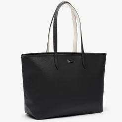 Lacoste Sac cabas zippe Anna effet graine*Femme Sacs Cabas
