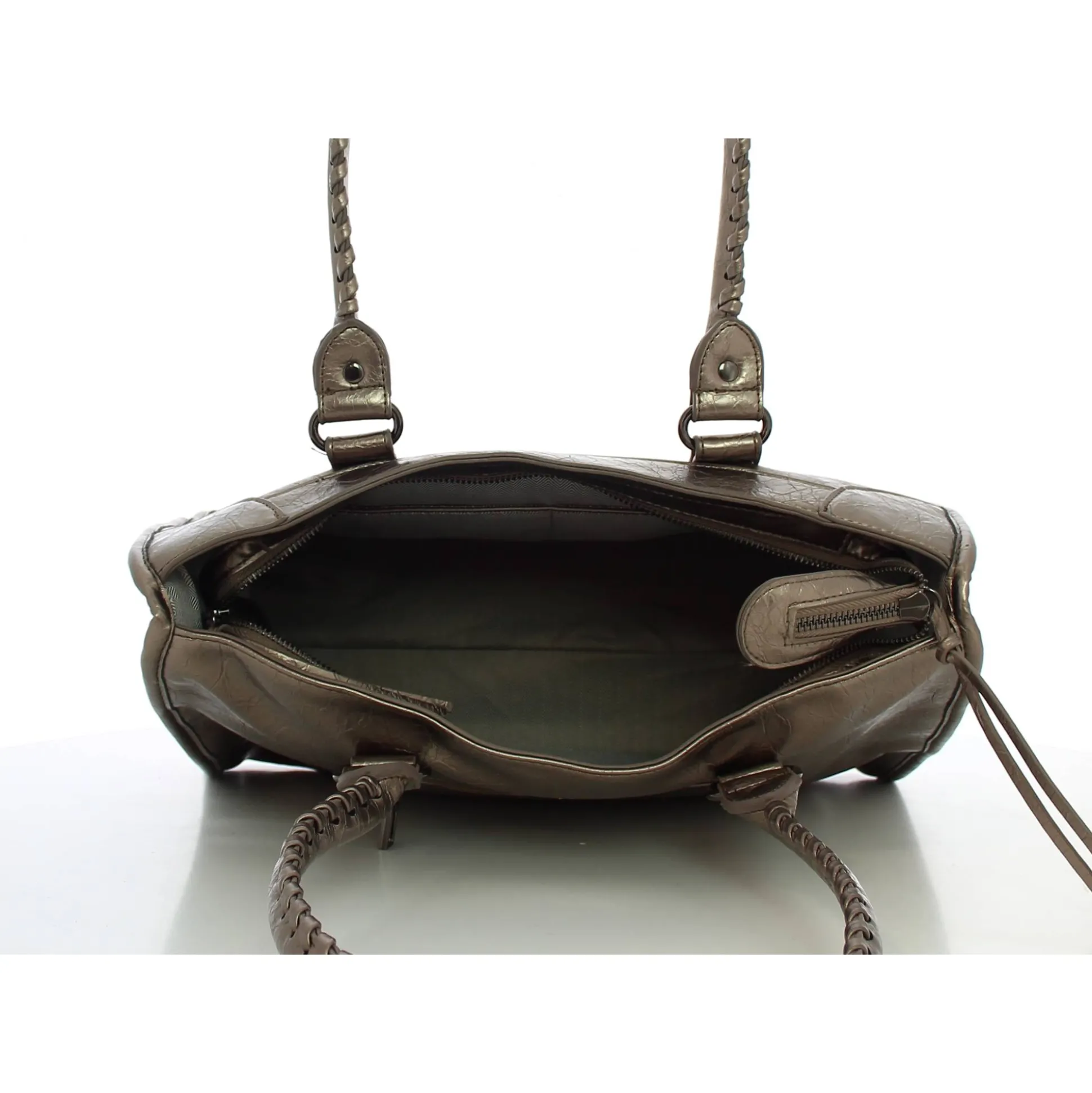 Mia & Joy Sac cabas zippe Ciara effet crispe*Femme Sacs À Main