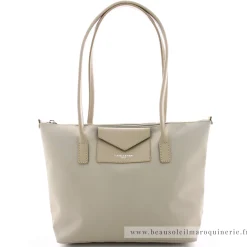 Lancaster Sac cabas zippe Smart KBA en textile M*Femme Sacs Cabas