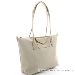Lancaster Sac cabas zippe Smart KBA en textile M*Femme Sacs Cabas